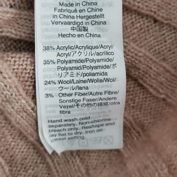 NEW MADEWELL Donegal Turtleneck Sweater Tan - Picture 5 of 5